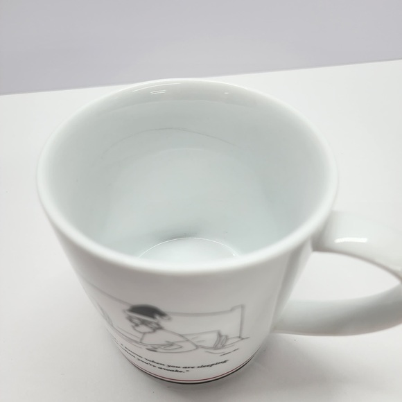 New Yorker Santa Mug funny coffee cup office 2001 Christmas cartoon Alex Gregory - Picture 3 of 8